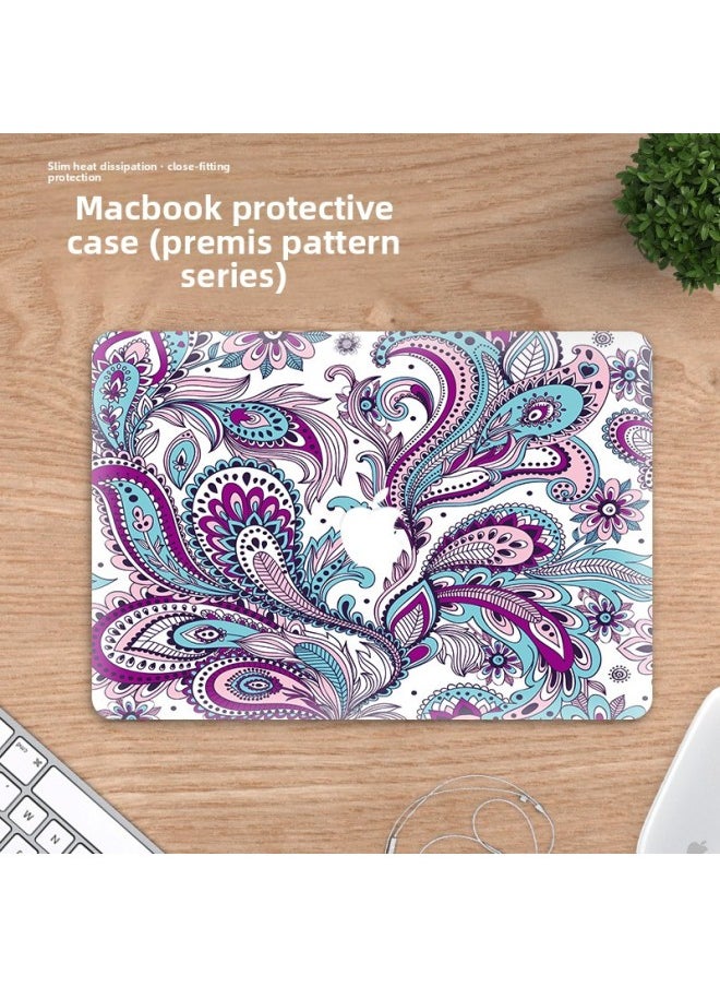 Generic - For Macbook Protective Shell Apple Notebook Paisley Pattern Series Notebook Protective Cover-Color:Protective Shell Packaging-Applicable Model:Air/m1 13air(A1932/A2179/A2337) - Image 1