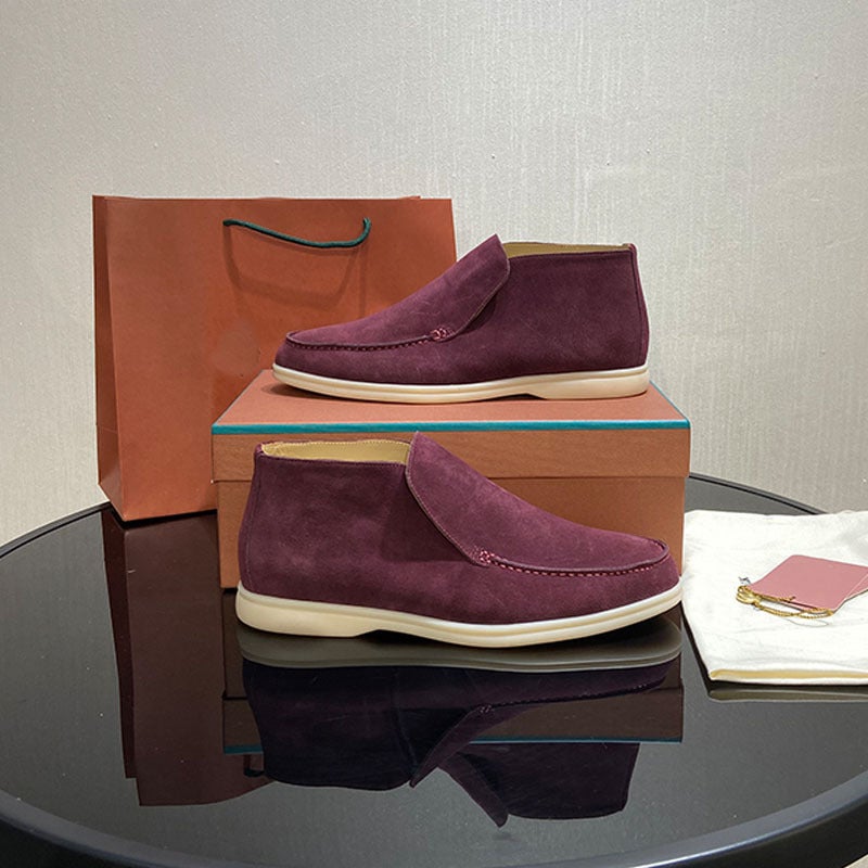 Shoes Men'S 2023 Original Single Slip-On Lazy Soft-Soled Casual High-Top Loafers For Lovers - Image 3