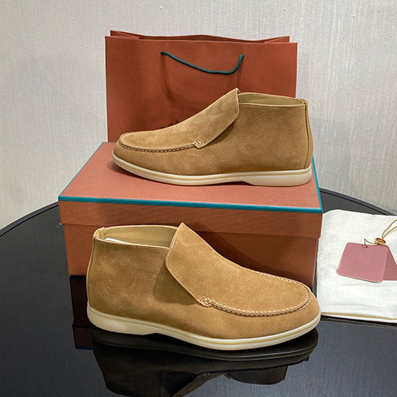 Shoes Men'S 2023 Original Single Slip-On Lazy Soft-Soled Casual High-Top Loafers For Lovers - Image 5