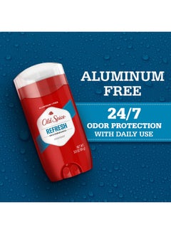 Old Spice Old Spice High Endurance Deodorant for Men, Aluminum Free, 24/7 Odor Protection, Refresh Scent, 3 oz (Pack of 3)  - Image 4