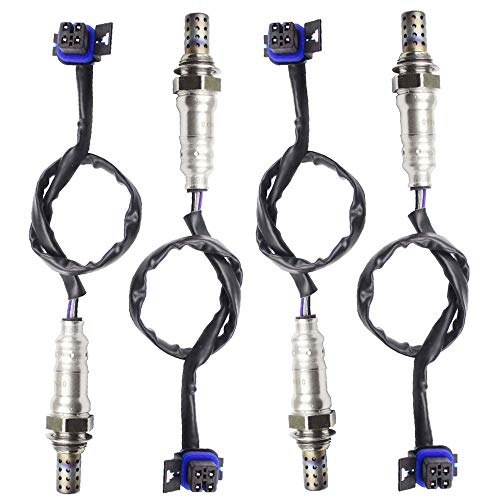 higherbro 4PCS Oxygen O2 Sensor for 2012 2013 2014 2015 2016 2017 Buick Enclave Chevrolet Traverse 3.6L Upstream + Downstream - Image 1