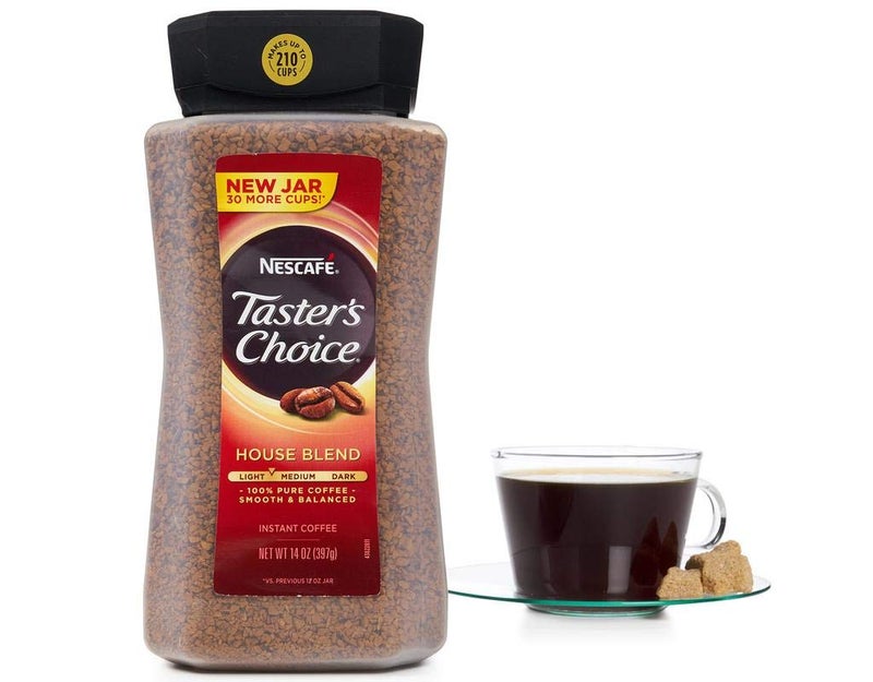 Nestle Nescafe Taster's Choice House Blend (Light-Medium ) Instant Coffee Bottle, 397g - Image 2