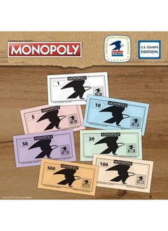 USAopoly Monopoly: U.S. Stamps Edition ; Buy Sell Trade Iconic & Collectible Usps Stamps ; Classic Monopoly Game ; Officiallylicensed United States Postal Service Merchandise  - Image 5