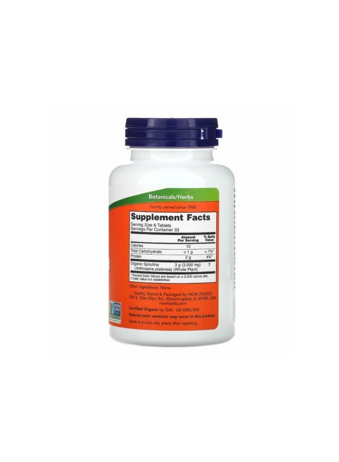 now Spirulina 500 Mg 200 Tablets - Image 2