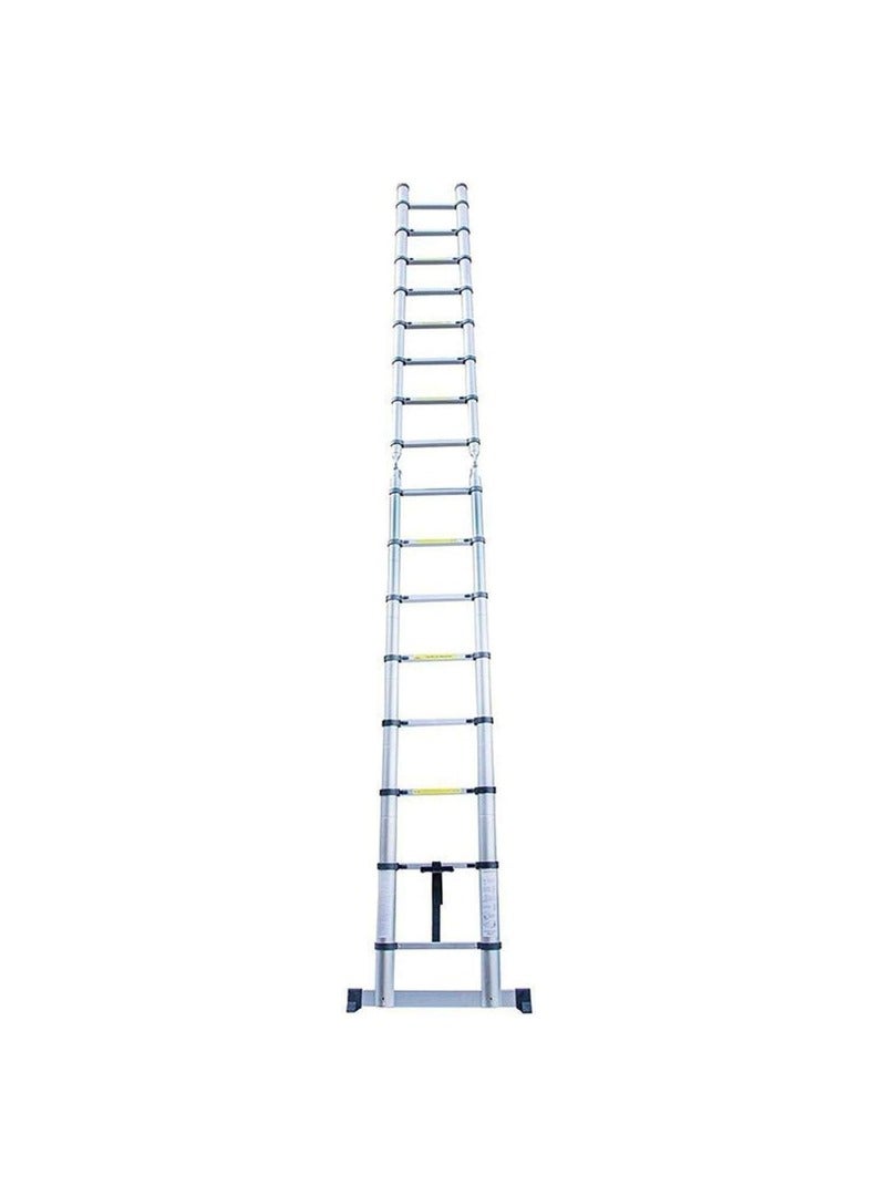 KNP KNP Telescopic Ladder Of Aluminum, Removable, Multi-Purpose, Retractable 4.4m lightweight, durable, and space-saving solution for various indoor and outdoor tasks.  - Image 2