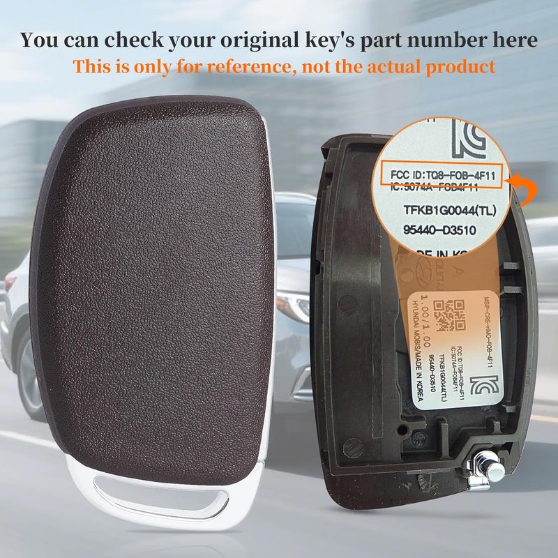 Keyecu Replacement Smart Remote Car Key Fob for Hyundai Tucson 2018-2021 TQ8-FOB-4F11 95440-D3510 434MHz 4Buttons - Image 4