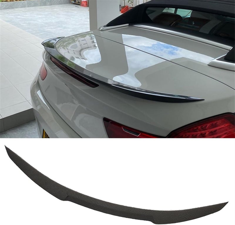 DEMULAX Carbon Fiber Rear Trunk Spoiler for BMW 6 Series - Image 5