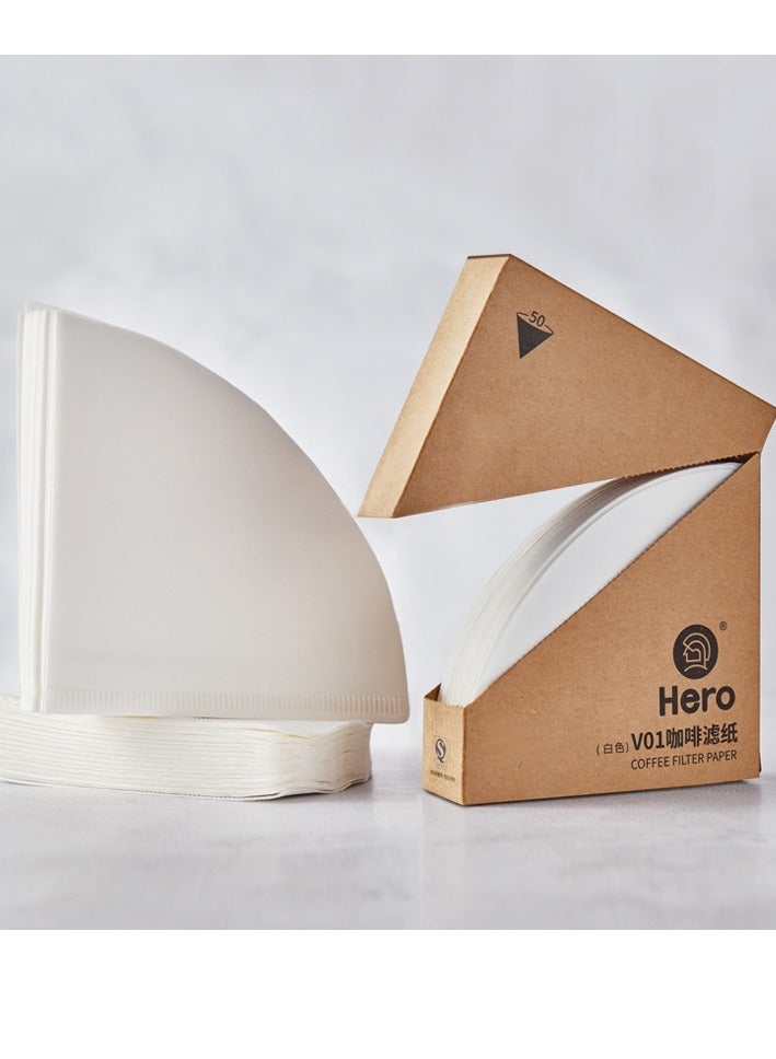 TIMEMORE Filter paper V60 Size 01 Suitable for 1-2 Cups White 100pcs - Image 3