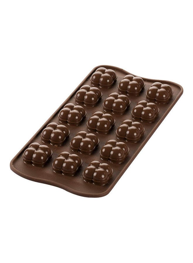NIBEMINENT 3D Choco Game Mould Brown 21.5x10.5x2.5cm - Image 1