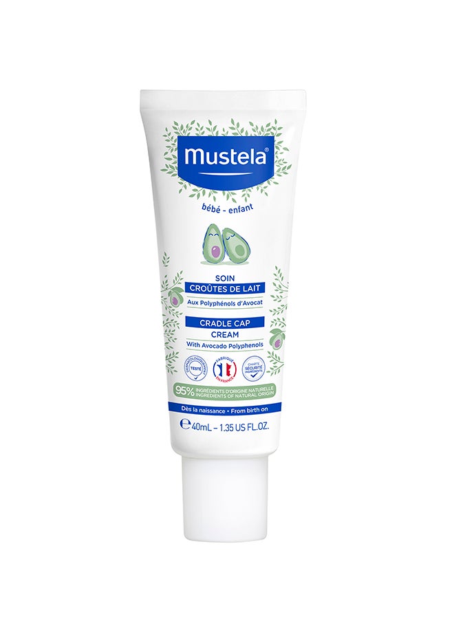 Mustela Baby Cradle Cap Cream With Avocado Polyohenois - 40ml - Image 1