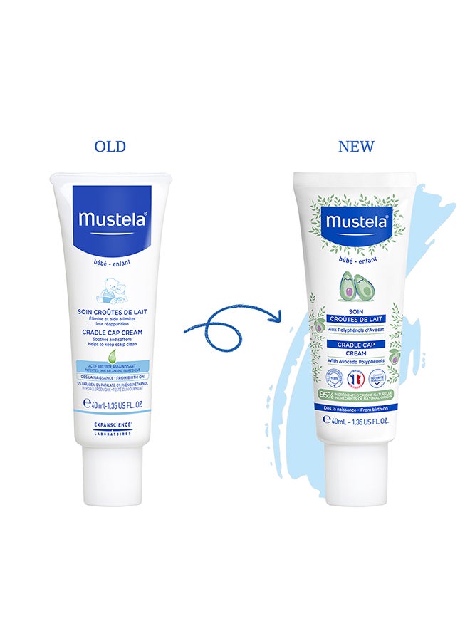 Mustela Baby Cradle Cap Cream With Avocado Polyohenois - 40ml - Image 3