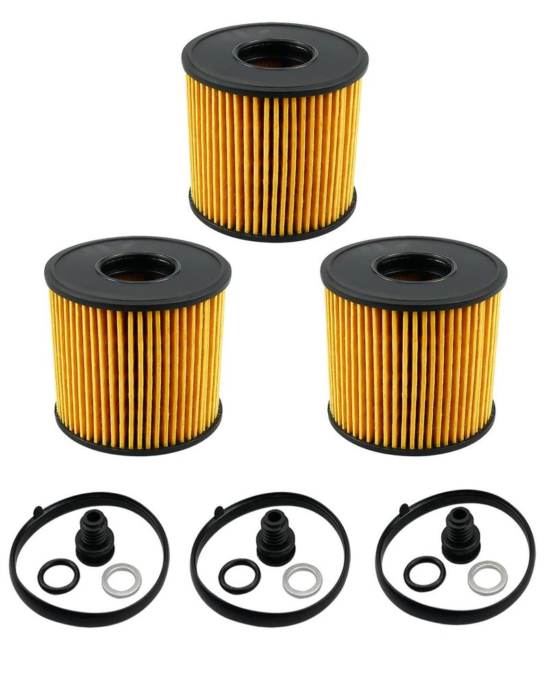 TIKSCIENCE 26350-2J000 Oil Filter Element Fits for Hyundai Elantra 2.0L 2021 2022 for Hyundai Sonata 2.0L Hybrid 2020 2021 2022 - Image 1