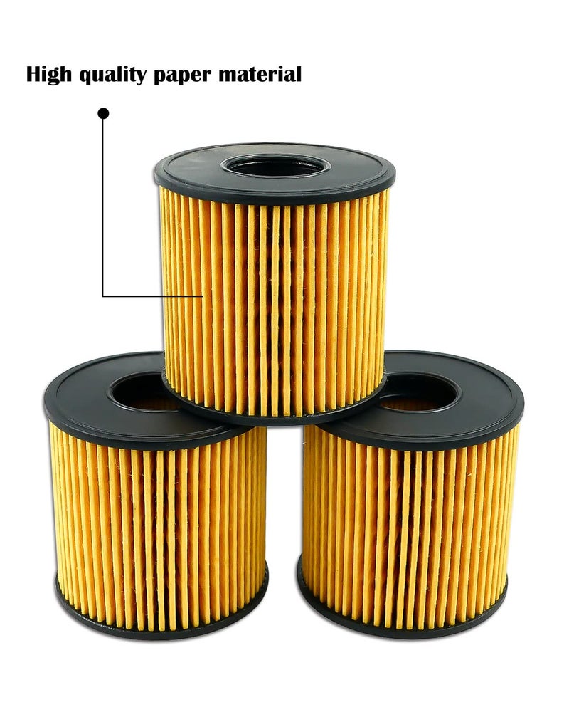 TIKSCIENCE 26350-2J000 Oil Filter Element Fits for Hyundai Elantra 2.0L 2021 2022 for Hyundai Sonata 2.0L Hybrid 2020 2021 2022 - Image 5