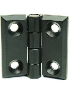 Emes Bushed Black Metal Hinge, 40X40, Zmbb 4040 