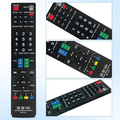 econtrolly New SH-13+L Replace Universal Remote Control fit for Almost All Sharp Brand LCD LED HD Smart TV GB004WJSA GB005WJSA GA890WJSA GB118WJSA GJ221-C GJ221 - Image 5