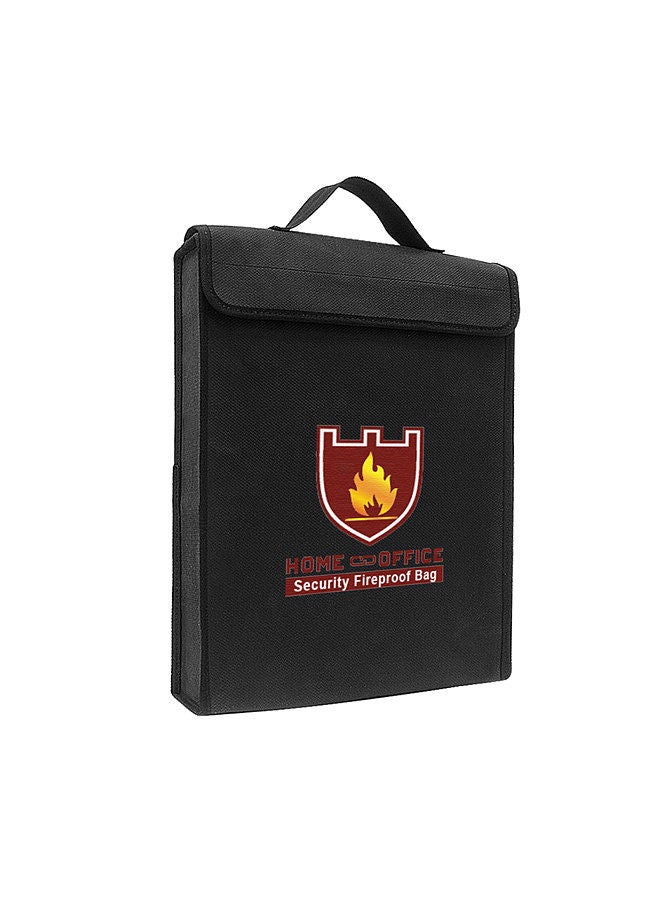 Generic Fireproof Money Document File Bag Pouch Cash Bank Cards Passport Valuables Organizer Holder Safe Storage for Home Office  - Image 1