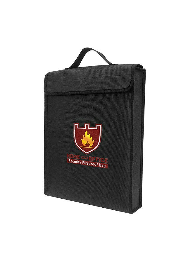 Generic Fireproof Money Document File Bag Pouch Cash Bank Cards Passport Valuables Organizer Holder Safe Storage for Home Office  - Image 5