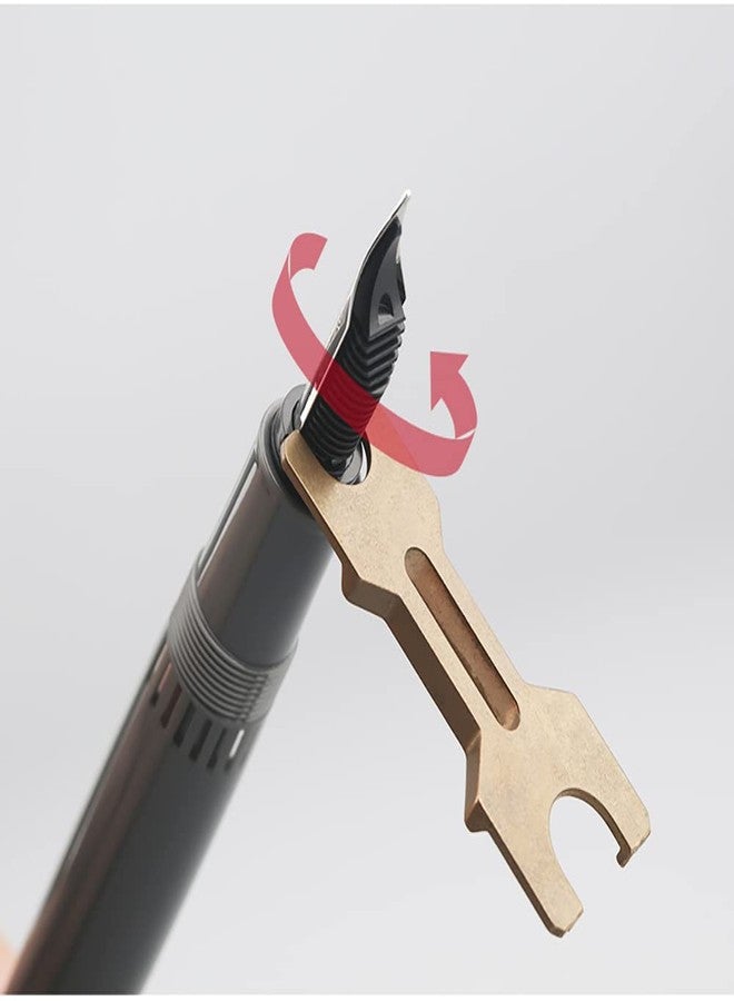 erofa Majohn P136 Fountain Pen Brass Metal Special Wrench Disassembly Tool - Image 3
