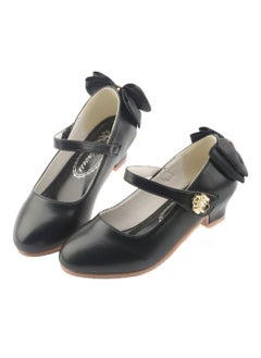Generic New style girls shoes high heel leather shoes princess shoes children's shallow mouth stage performance shoes  - Image 1