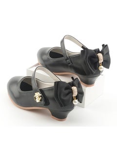 Generic New style girls shoes high heel leather shoes princess shoes children's shallow mouth stage performance shoes  - Image 3
