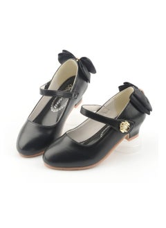 Generic New style girls shoes high heel leather shoes princess shoes children's shallow mouth stage performance shoes  - Image 4