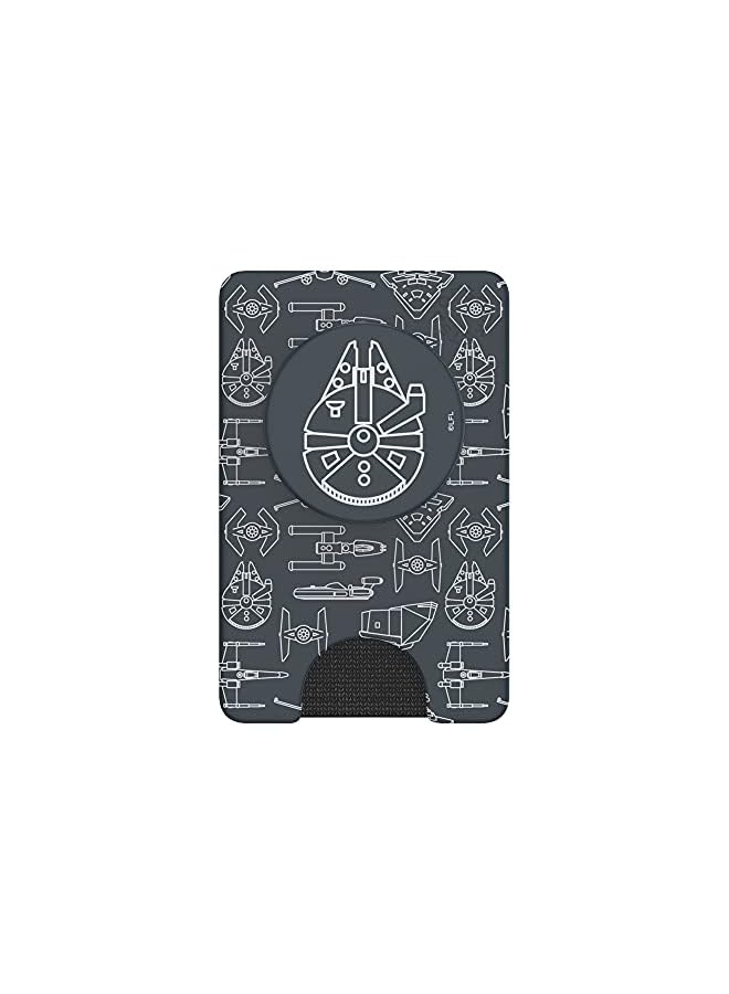 POPSOCKETS PopWallet+: Swappable and Repositionable Wallet - Millennium Falcon - Image 3