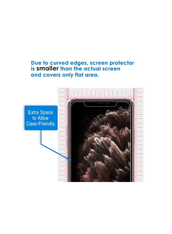 Jetech Privacy Screen Protector For Iphone 11 Pro, Iphone Xs And Iphone X 5.8-Inch, Anti Spy Tempered Glass Film, 2-Pack  - Image 3