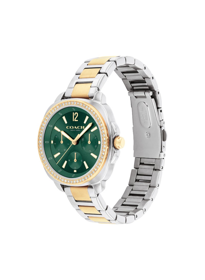 COACH WATCHES TONNEAU ANALOG WOMEN'S GREEN CASE WATCH - 14504394 - Image 1