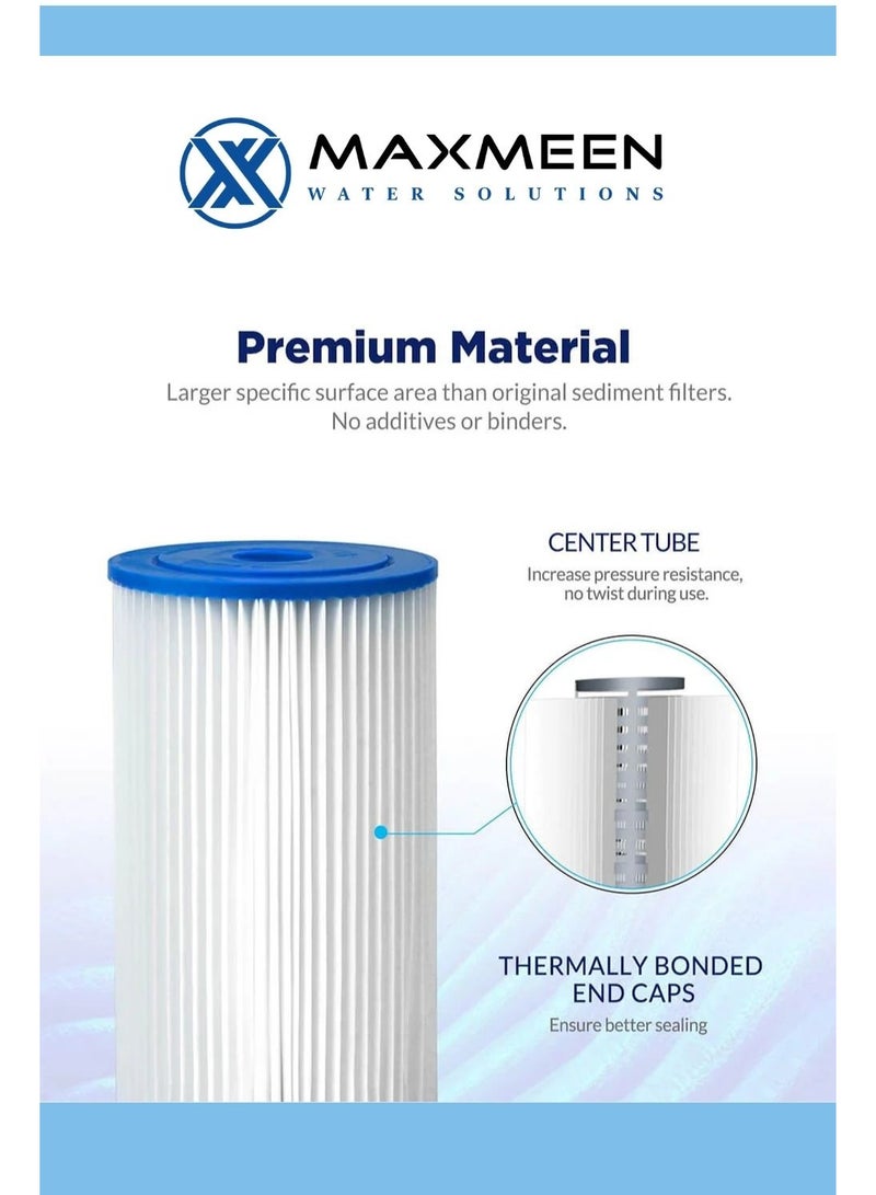 ماكسمين غيار فلتر مياه شرائح ورقية 20 إنش جامبو من Maxmeen Water ( شمعة فلتر) - Image 4