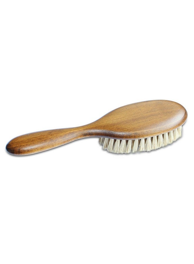 Mars Coat King Bristle Cat Hair Brush Deshedding Tool - Pet Grooming Supplies for Furry, Shaggy, Loose Hair in all Breeds, Wooden Handle for Thick Coats - ¾" Bristles, 2" Wide Head - Image 3