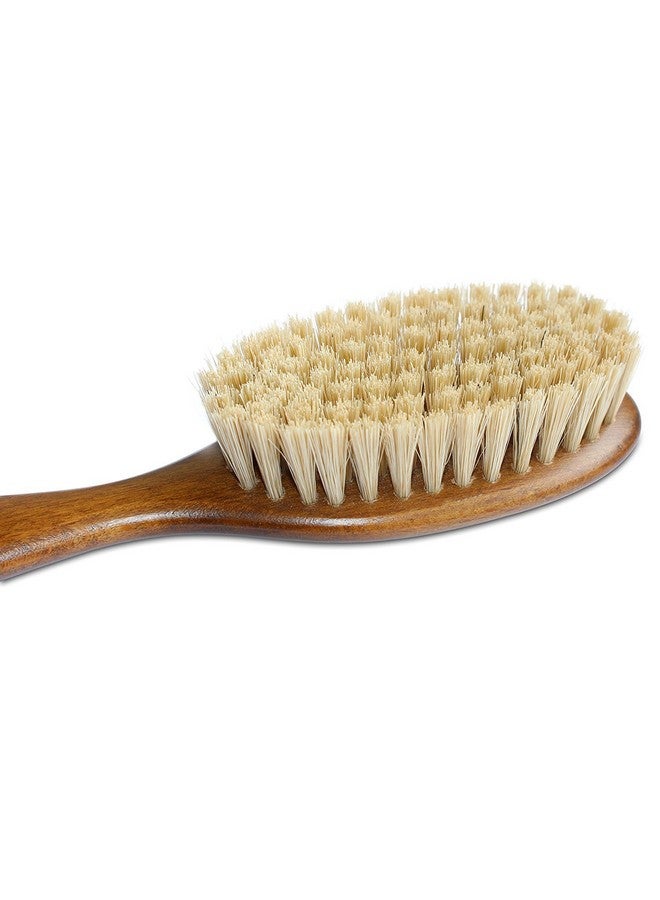 Mars Coat King Bristle Cat Hair Brush Deshedding Tool - Pet Grooming Supplies for Furry, Shaggy, Loose Hair in all Breeds, Wooden Handle for Thick Coats - ¾" Bristles, 2" Wide Head - Image 2