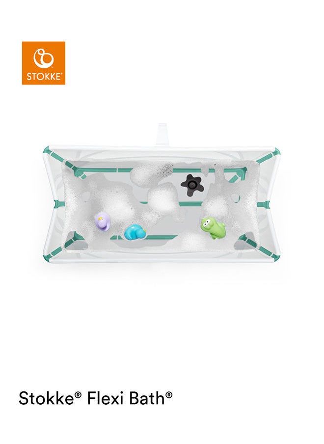 STOKKE مجموعة فليكسي للاستحمام ودعم حديثي الولادة - أبيض مائي  - Image 5