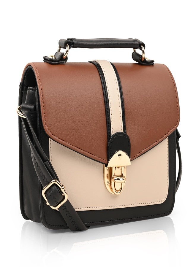 ADISA SL5038 women girls sling bag (Tan) - Image 1