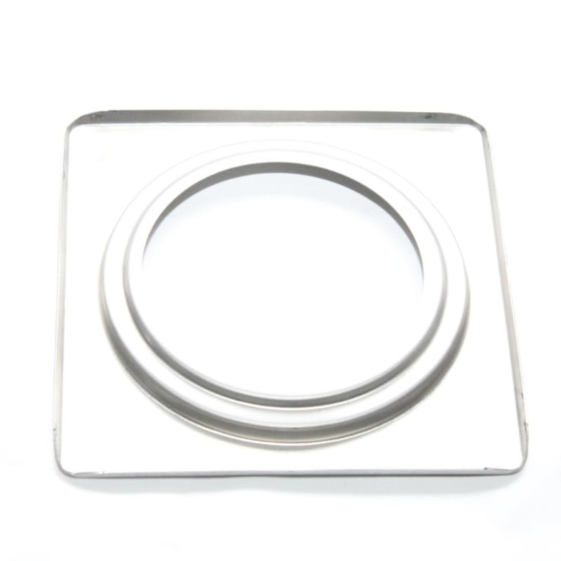 NEW WARE 5 x 5 Inch Square Locking Stainless Steel Bathroom Floor Drain - Chrome Finish Water Drain Grating with Floor Trap - Image 4