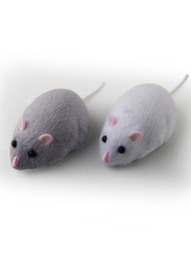 Fun Cat Small Toy Simulation Infrared Electric Remote Control Mouse Model Strange Mouse Tricky Toy-Color:Remote Control Mouse Light Purple  - Image 5