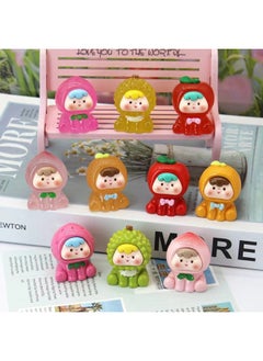 Generic Three-dimensional Fruit Cub Second-generation Diy Jewelry Luminous Solid Resin Jewelry Accessories Blind Bag Key Chain To Touch-Color:Default  - Image 1
