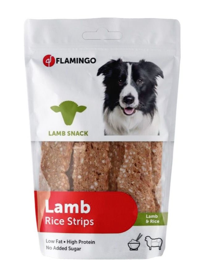 Flamingo Lamb With Rice Snack Dog Treats 85G - Image 1