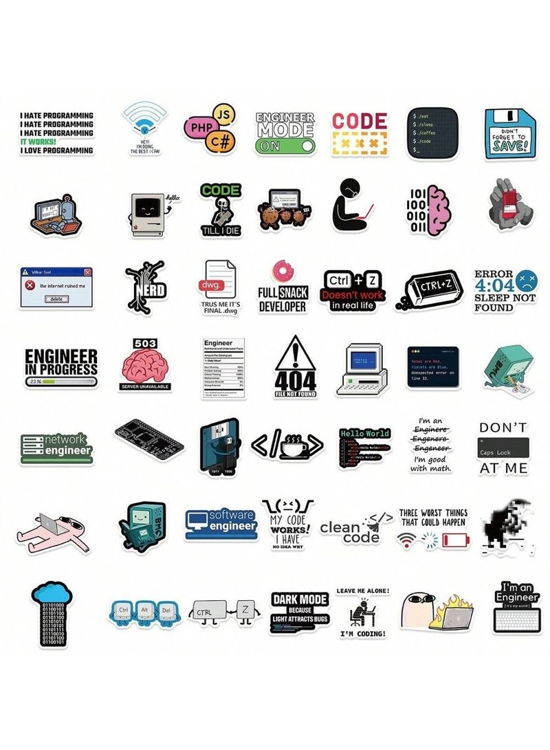 Programming-Themed Sticker Pack - Set of 50 Stickers for Laptops, Water Bottles, and More - Image 5