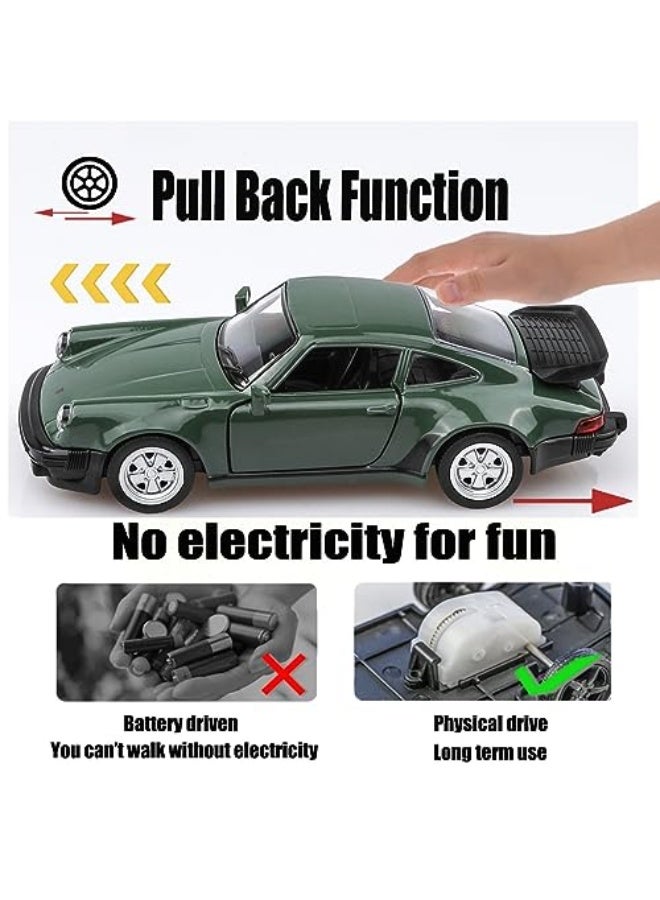 Porsche 1/36 Scale Porsche 911 Trubo 1978 Diecast Car Models,Pull Back Vehicles Porsche 911 Toy Car,Cars Gifts for Boys Girls - Image 4