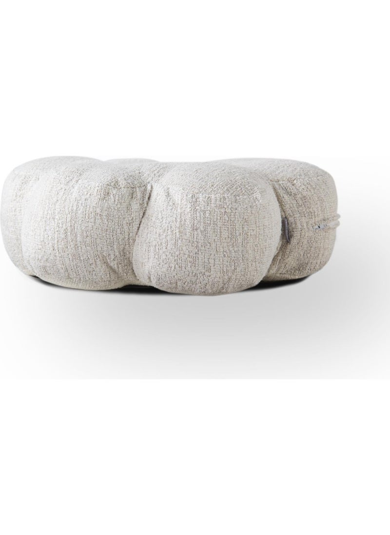 Homedius - Daisy Bloom Decorative Boucle Cushion - Image 1
