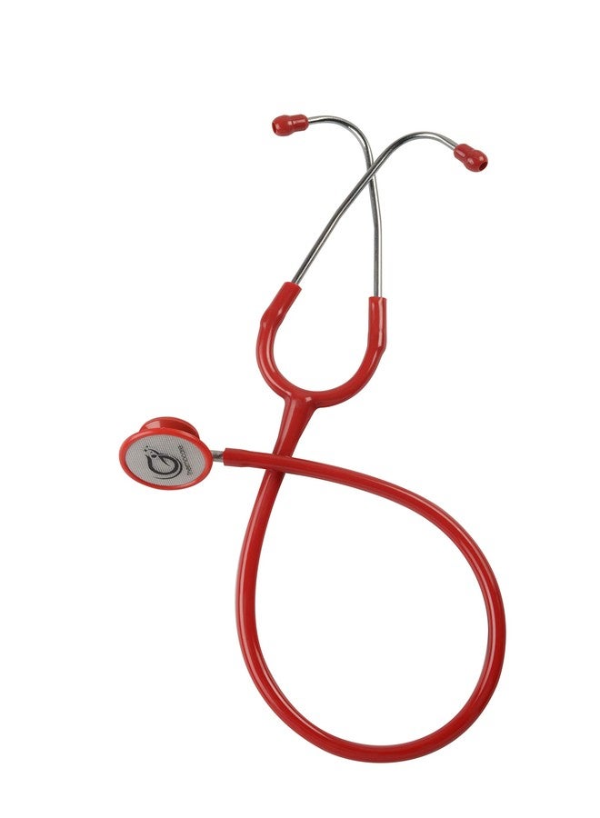 Thermocare Dual Head Adult Acoustic Stethoscope (Red) - Image 1
