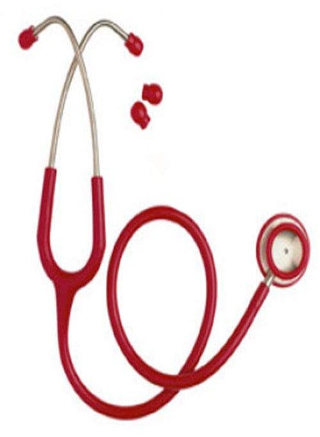 Thermocare Dual Head Adult Acoustic Stethoscope (Red) - Image 2