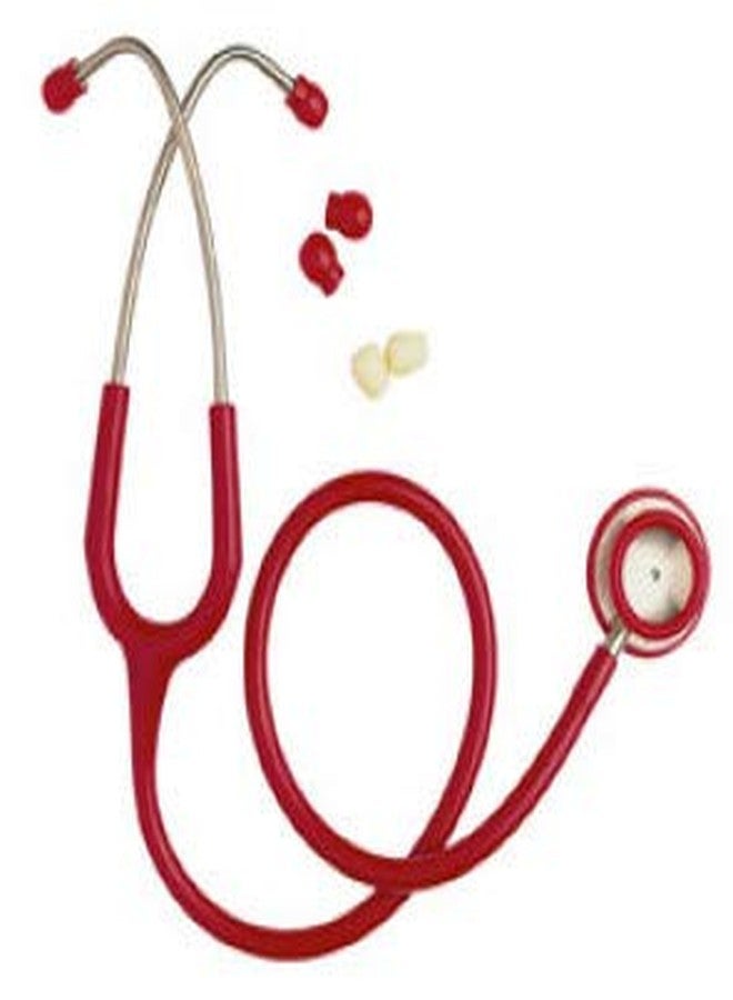 Thermocare Dual Head Adult Acoustic Stethoscope (Red) - Image 3