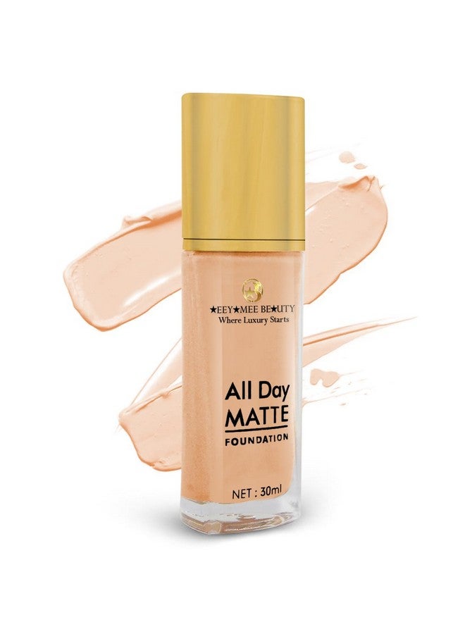 adbeni High Coverage Matte Foundation Spf-15 30Ml | Smooth, Silky & Slay | Buildable, All-Day Wear & Naturally Radiant Complexion | All Skin Types | Honey (Shade-03) - Image 2