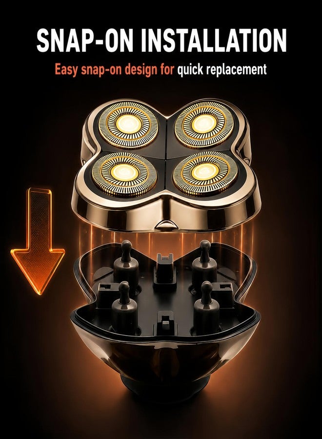 AIJALY Replacement Heads Compatible with Skull Shaver Pitbull Pro Series Shavers - Image 5