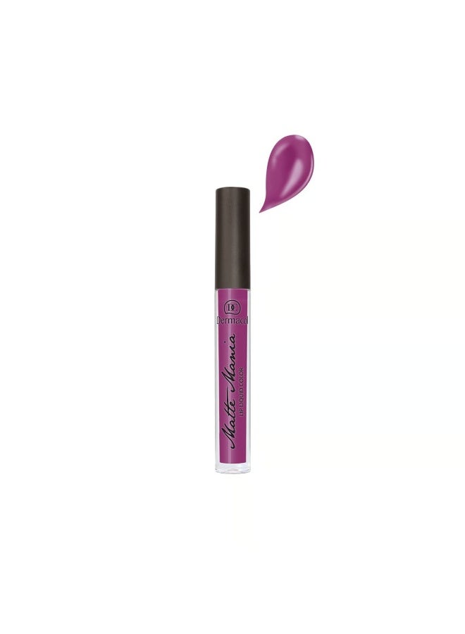 Dermacol Matte Mania Liquid Lip Color 33 3.5ml - Image 1