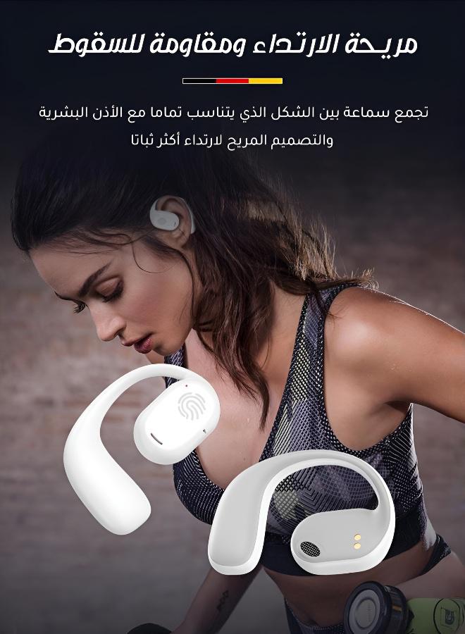 Secure Ear-Hook Bluetooth Earbuds: High Fidelity Audio & Extended Battery Life - Image 3