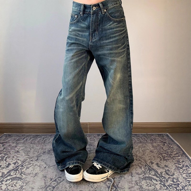 Unisex Casual Daily Denim Jeans - Image 4