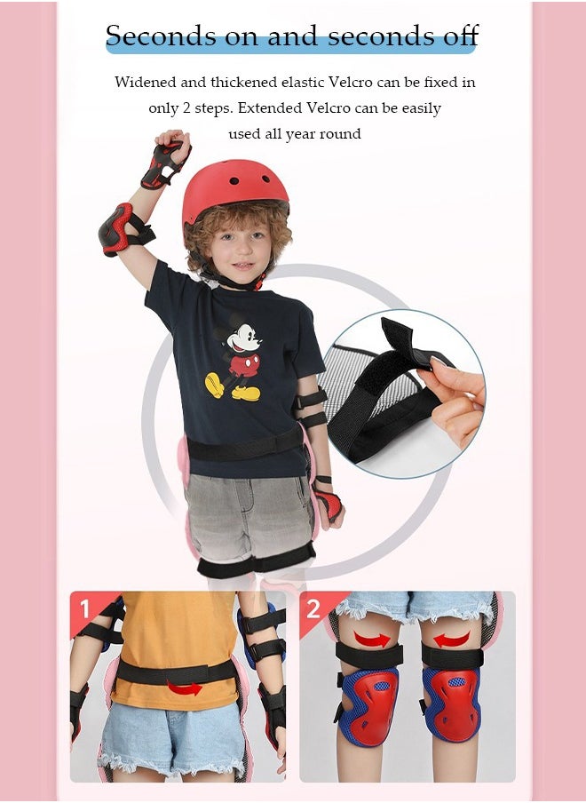 DUNISO - Hip protection pad, EVA ice skating pad, anti fall and anti slip, with elastic straps and Velcro design, suitable for ice skating，skiing and balance bikes, pink - Image 1