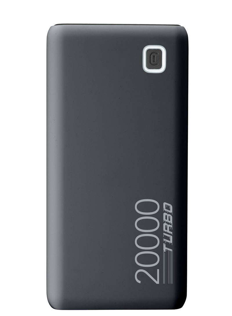 cellular line Power Bank Cellularline Essence Turbo, 20000mAh - Black - Image 1